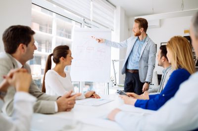 Lecture and  training  in business office for white collar colleagues